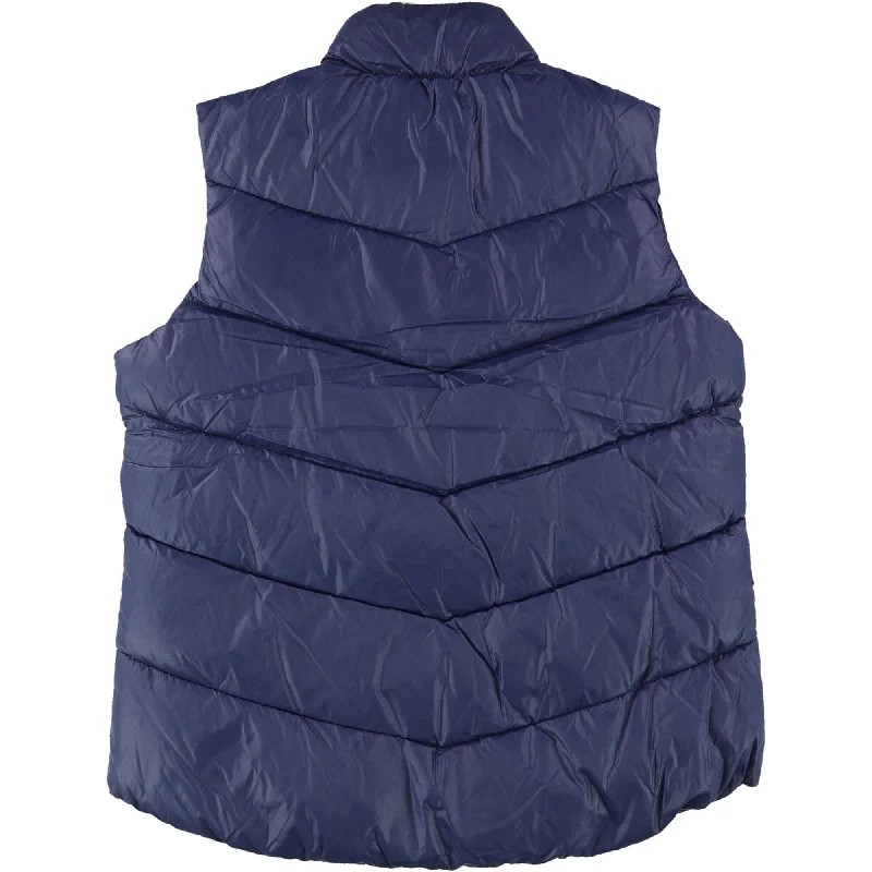 G-III Sports Womens Seattle Seahawks Puffer Vest, Blue, Medium