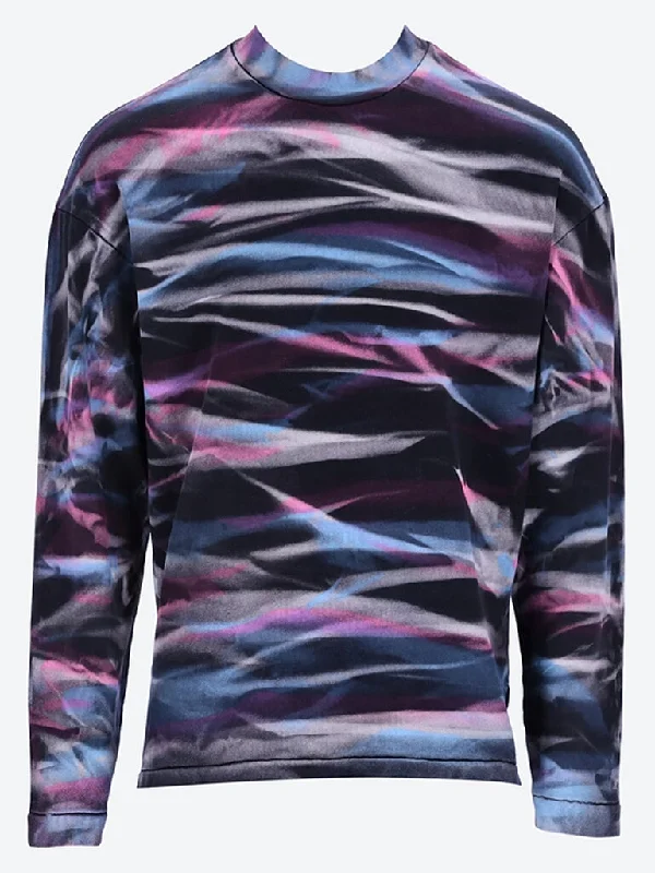 Tie dye longsleeve t shirt knit