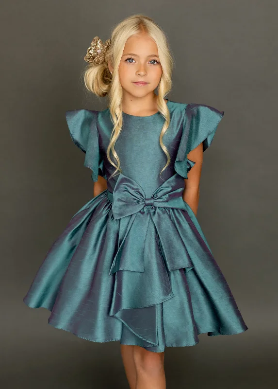 Camryn Dress in Deep Teal