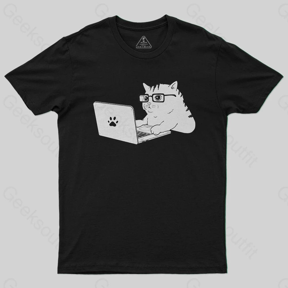 Cats & Computers Geek T-Shirt