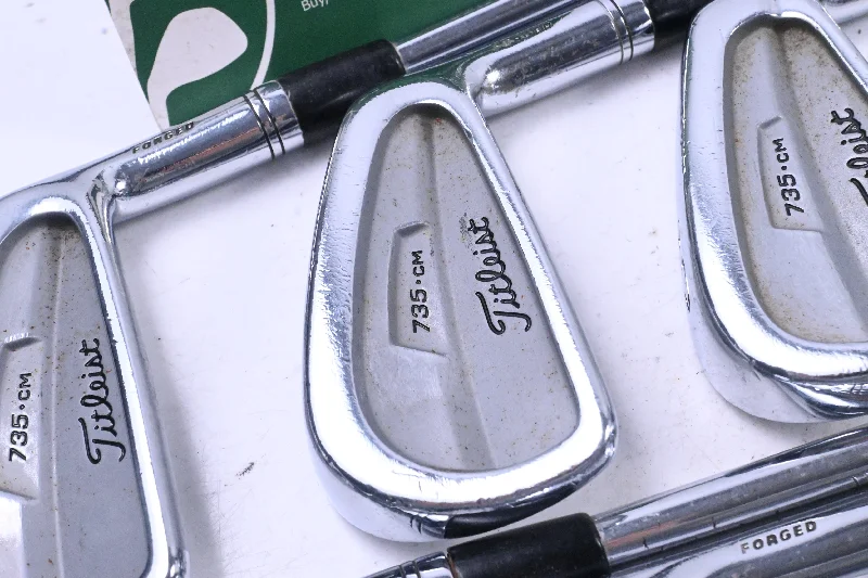 Titleist 735.CM Irons / 3-PW / Stiff Flex Dynamic Gold S300 Shafts