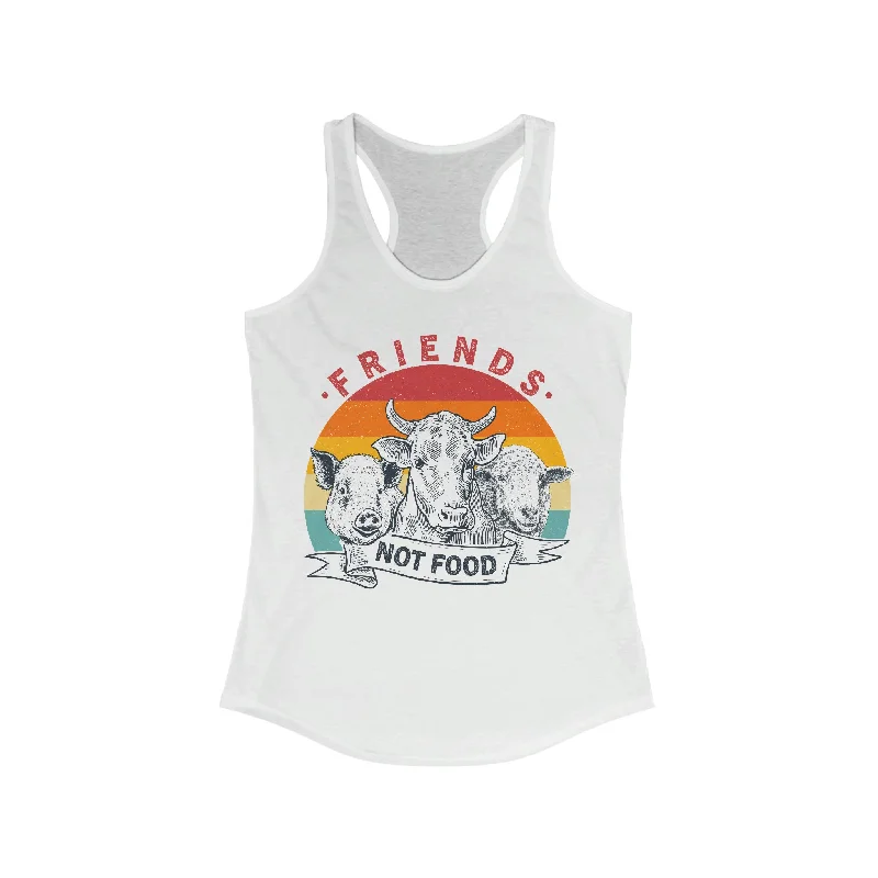 Friends Not Food - Women's Ideal Racerback Tank