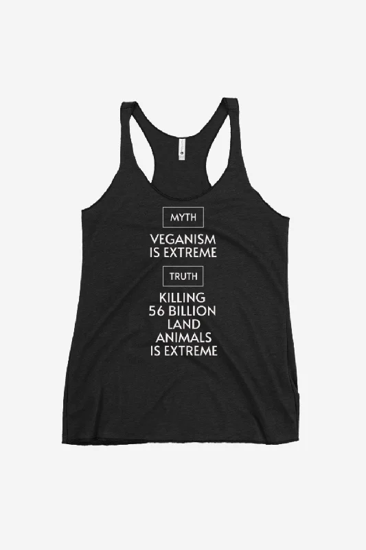 Truth About Veganism Women's Racerback Tank