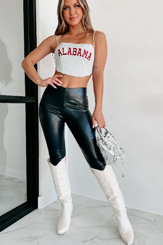 That's My Team Embroidered Corset Top (Alabama)