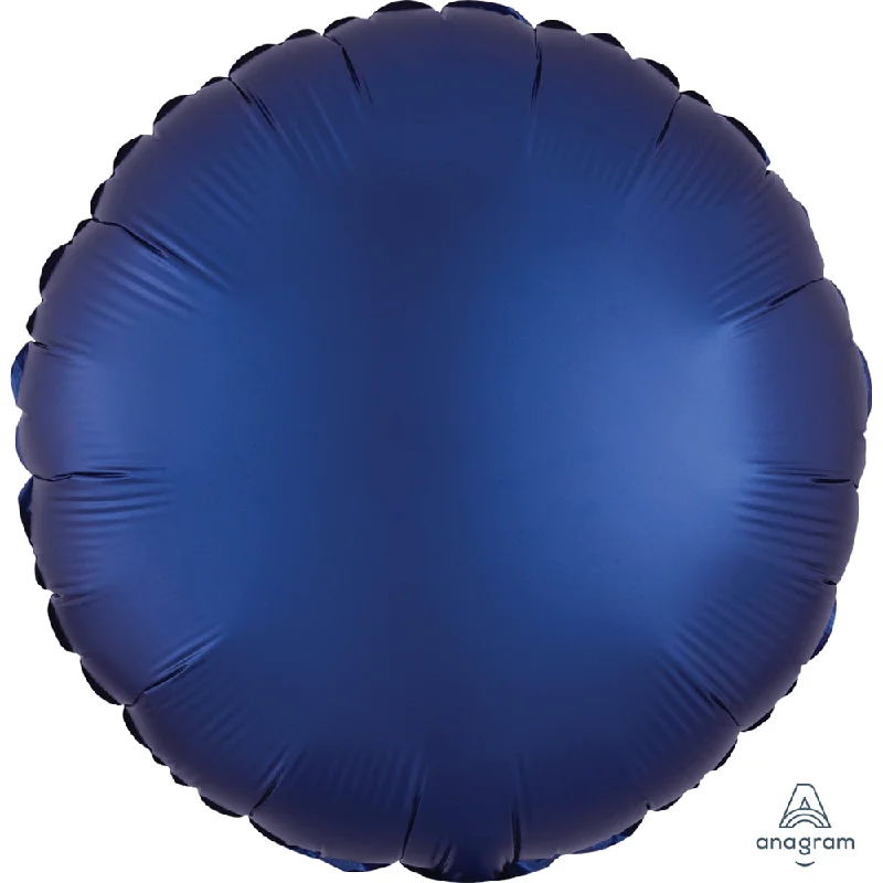 18 inch CIRCLE - SATIN LUXE NAVY