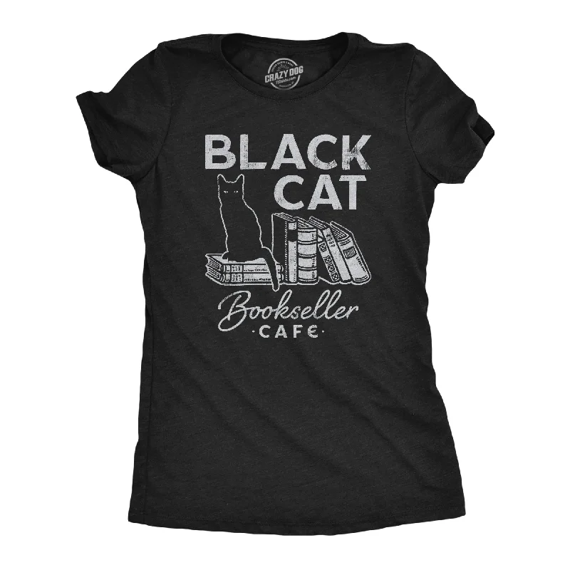 Black Cat Bookseller Cafe Women's T Shirt