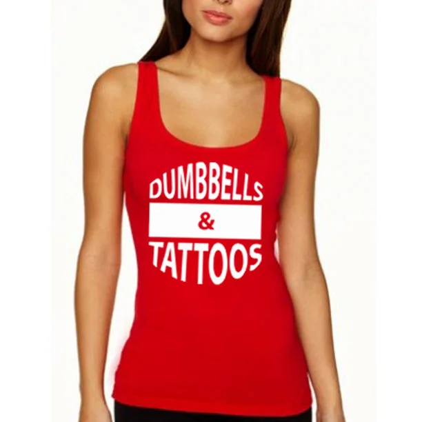 DUMBBELLS & TATTOOS Women's Tank