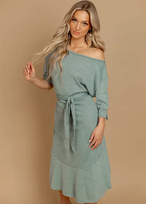 Kayliyah Dress in Island Sage