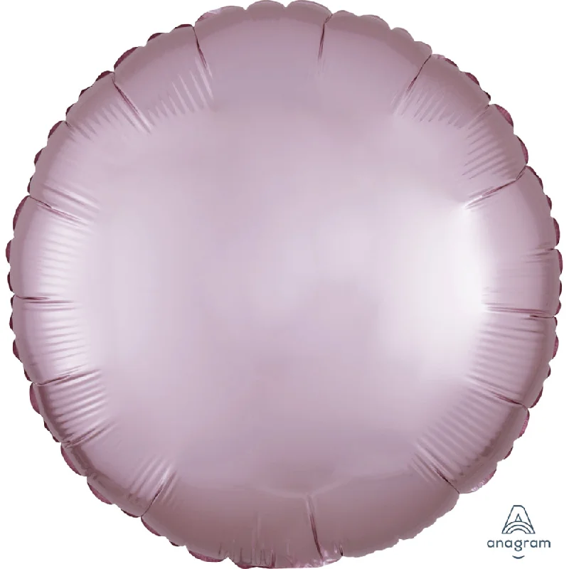 18 inch CIRCLE - SATIN LUXE PASTEL PINK