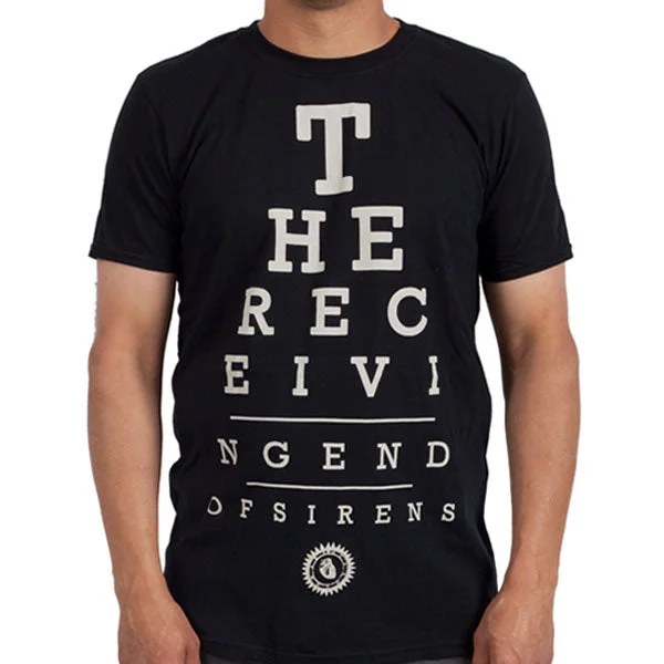 The Receiving End Of Sirens "Eye Chart" T-Shirt