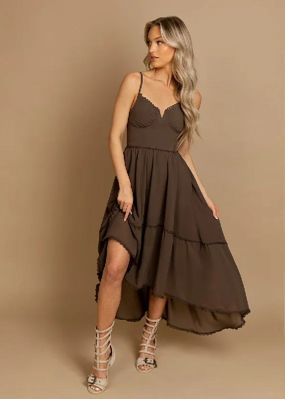 Vola Dress in Taupe