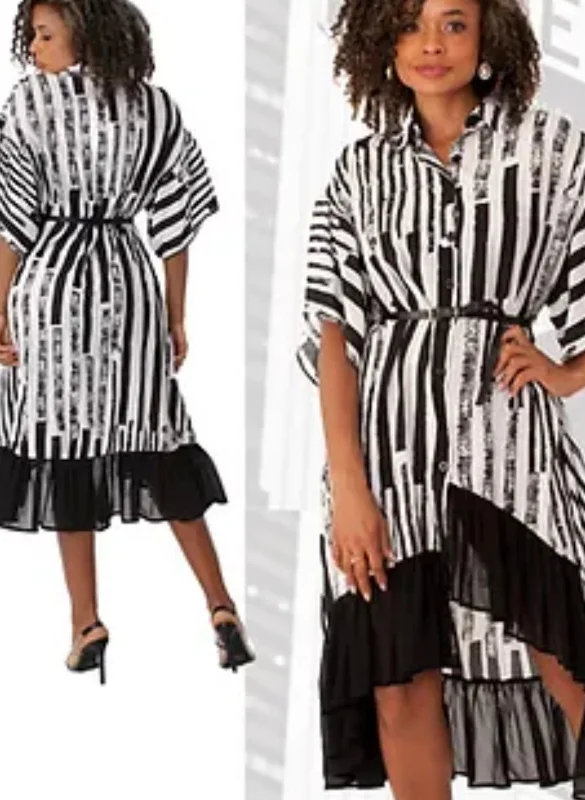 Black stripe tunic