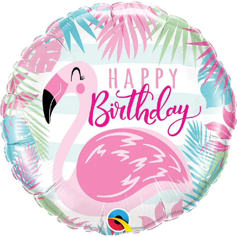 18 inch BIRTHDAY PINK FLAMINGO