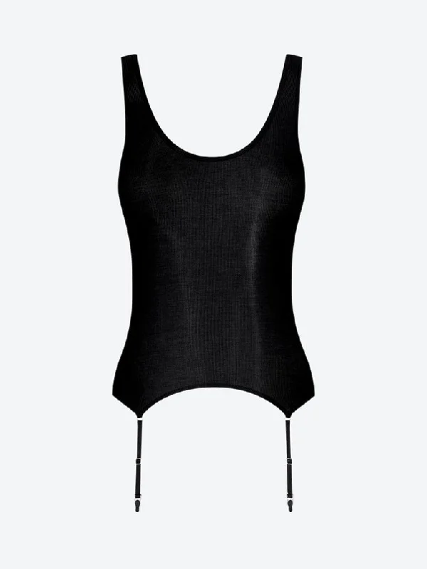 La femme amazone  - tank top with suspenders