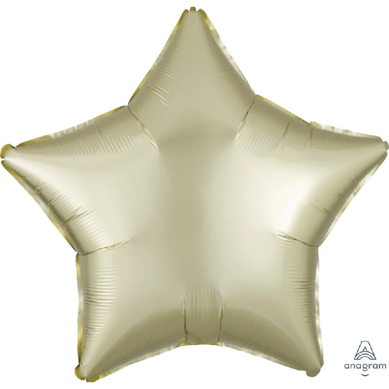 19 inch STAR - SATIN LUXE PASTEL YELLOW