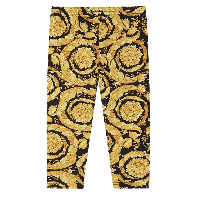 Gold Barocco Leggings