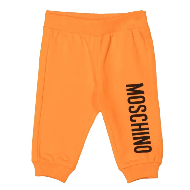 Orange Logo Sweatpants