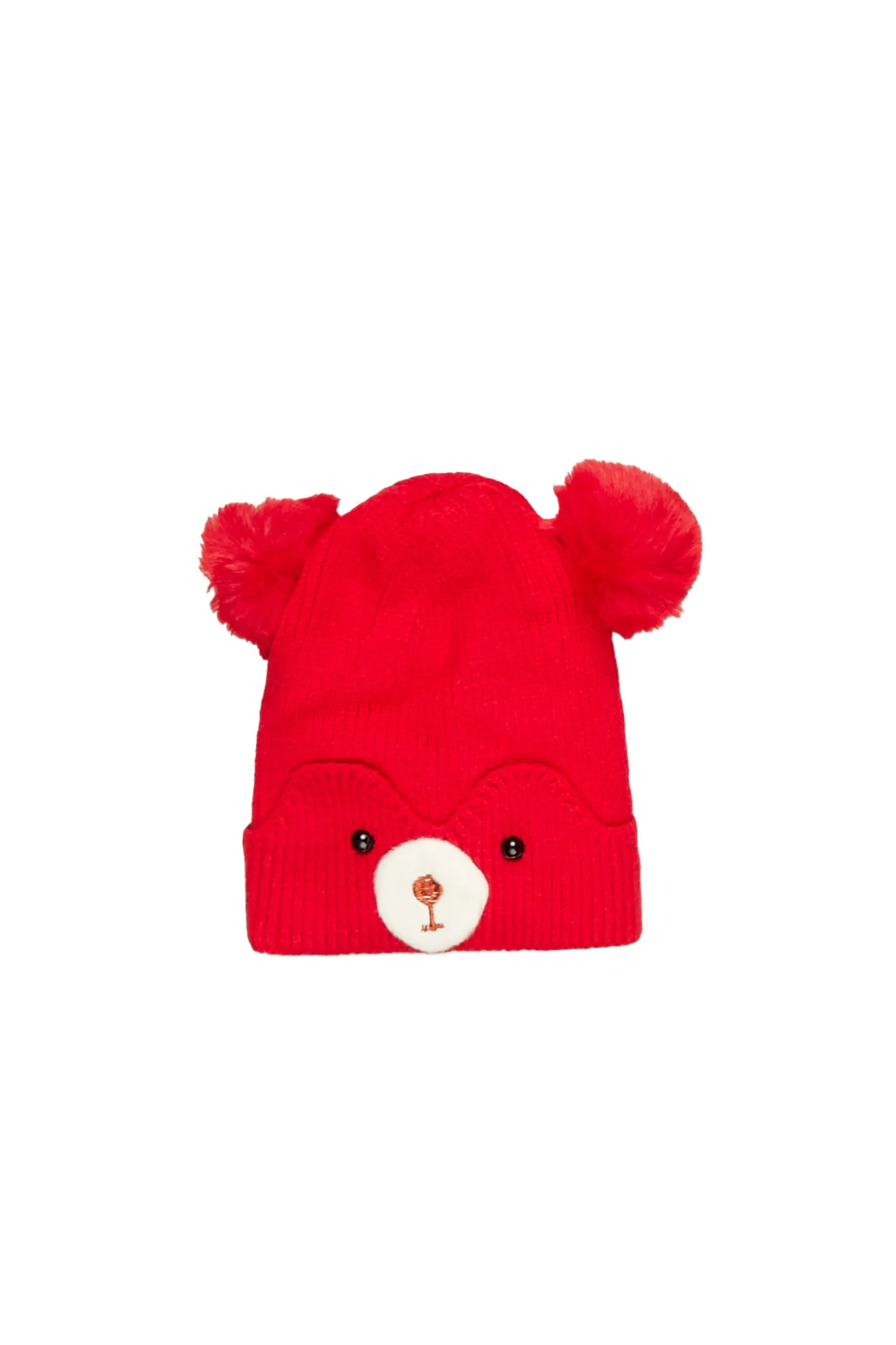 Boys Fleur Red Beanie