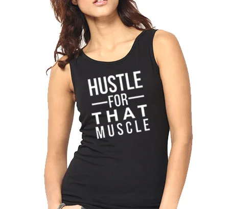 HUSTLE FOR MUSCLE Women's Tank Top