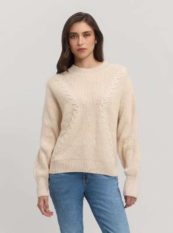 Beige Serena Knit Jumper