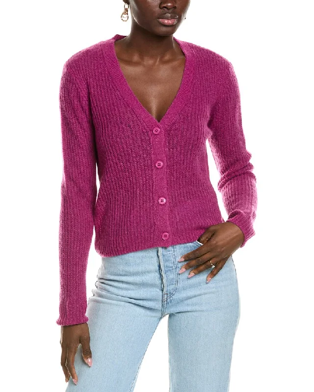 27 Miles Malibu V-Neck Cashmere & Silk-Blend Cardigan