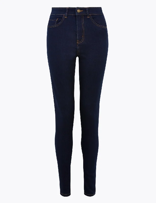 Ivy Button Front Skinny Jeans