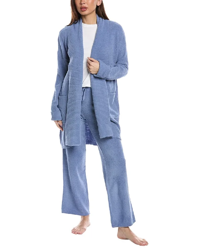 N Natori Aura Solid Rib Cardigan