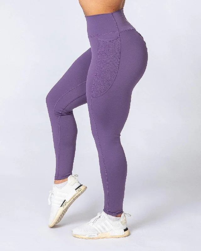 AMRAP Ankle Length Leggings - Velvet Purple