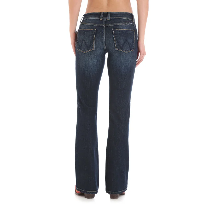 07MWZGS Wrangler Women's Retro Sadie Low Rise Jean - Dark Blue