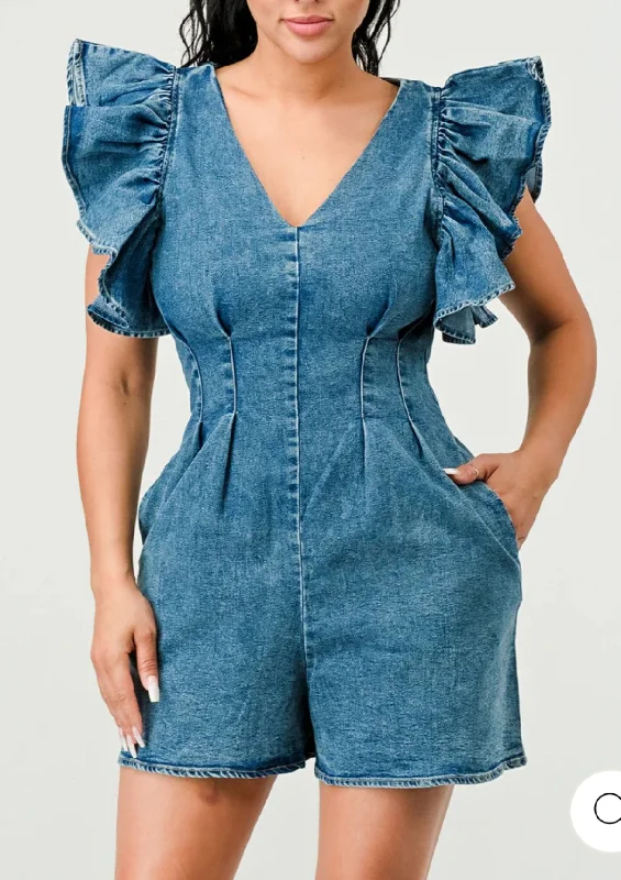 Be your Own Denim Romper