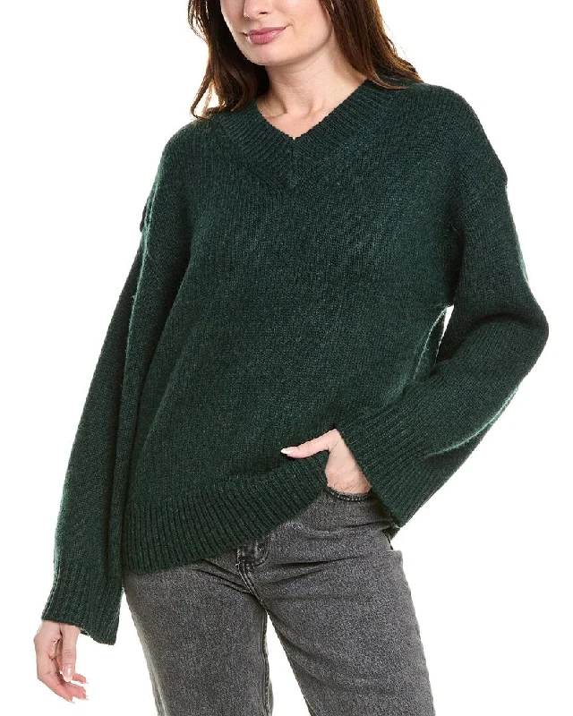 rag & bone Danica V-Neck Wool & Cashmere-Blend Sweater