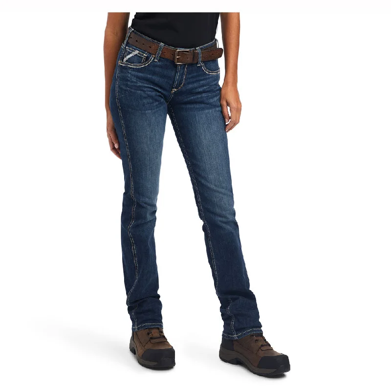 10041068 Ariat Women's Rebar Riveter Perfect Rise Straight Leg Jean - Atlanta