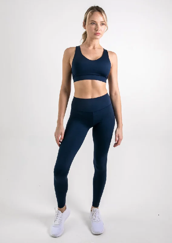 Elevate Touch Full Length Legging Navy